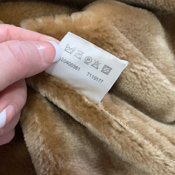 Women's Tan Faux Fur Suede Lined Jacket - Picture 8 of 9